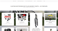 Desktop Screenshot of custombuiltmotorizedbicycles.com